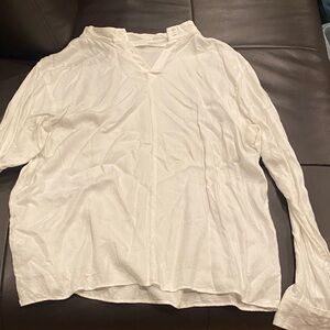 Uniqlo Elegant White Blouse